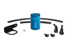 Chevrolet Silverado 1500 Oil Catch Can - Volant - 3oz Aluminum w/Mounting Bracket - Blue - `19-`25