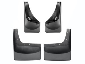 Ford F350 Mudflaps - WeatherTech - No-Drill DigitalFit - Black - `01-`07