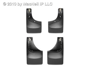 Ford F-150 Mud Flaps - WeatherTech - No-Drill DigitalFit - Black - `04-`08