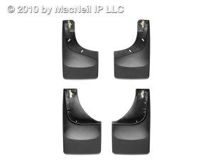 Ford F-150 Mud Flaps - WeatherTech - No-Drill DigitalFit - Black - `04-`08
