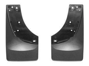 Chevrolet Silverado Classic Mud Flaps - WeatherTech - No-Drill DigitalFit - Black - 2007