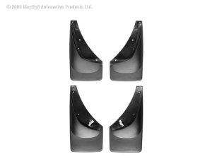 Chevrolet Suburban Mud Flaps - WeatherTech - No-Drill DigitalFit - Black - `00-`06
