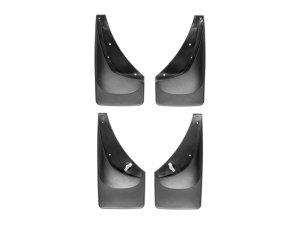Chevrolet Suburban Mud Flaps - WeatherTech - No-Drill DigitalFit - Black - `00-`06