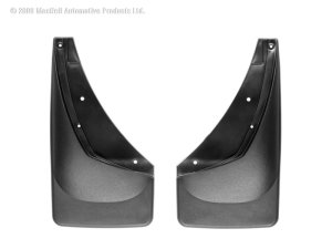 Chevrolet Tahoe Mud Flaps - WeatherTech - No Drill DigitalFit - Black - `00-`06