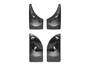 Ford F250 Mud Flaps - WeatherTech - No-Drill DigitalFit - Black - `08-`10