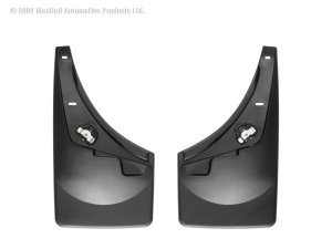 Ford F350 Mud Flap - WeatherTech - No-Drill DigitalFit - Black - `08-`10