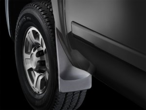 Chevrolet Silverado Mud Flaps - WeatherTech - No-Drill DigitalFit - Black - `07-`13