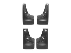 GMC Sierra Mud Flaps - WeatherTech - No-Drill DigitalFit - Black - 2007 GMC Sierra Mud Flaps - WeatherTech - No-Drill DigitalFit - Black - 2007