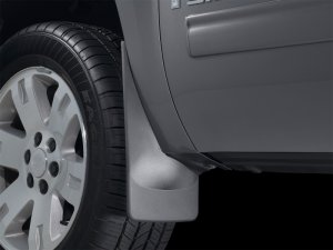 GMC Sierra Mud Flaps - WeatherTech - No-Drill DigitalFit - Black - `07-`13