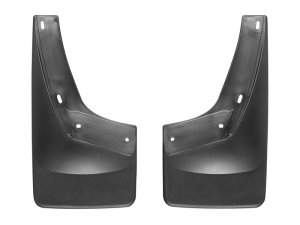 GMC Sierra Mud Flaps - WeatherTech - No-Drill DigitalFit - Black - `07-`13