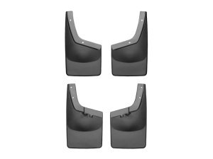 Ford F250 Mud Flaps - WeatherTech - No-Drill DigitalFit - Black - `11-`27