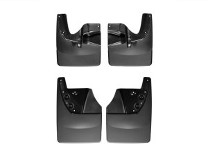Toyota Tundra Mud Flaps - WeatherTech - No-Drill DigitalFit - Black - `14-`16