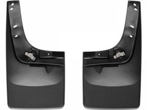 Chevrolet Silverado Mud Flaps - WeatherTech - No-Drill DigitalFit - Black - `14-`27