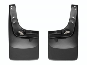 Dodge Ram Truck 3500 Mud Flaps - WeatherTech - No-Drill, DigitalFit - Black - `04-`08