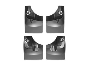 Ford F-150 Mud Flaps - WeatherTech - No-Drill DigitalFit - Black - `15-`20