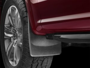 Ford F-150 Mud Flaps - Front - WeatherTech - No-Drill DigitalFit - Black - 2015