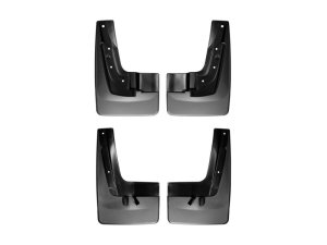 GMC Acadia Denali Mud Flaps - WeatherTech - No-Drill DigitalFit - Black - `13-`16