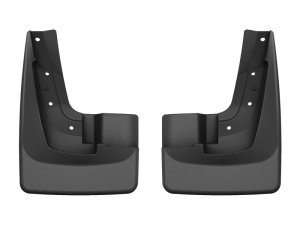 GMC Acadia Mud Flaps - WeatherTech - No-Drill DigitalFit - Black - `13-`16