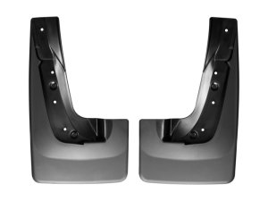 GMC Acadia Mud Flap - WeatherTech - No-Drill DigitalFit® with QuickTurn Fastening System - Black - `07-`12