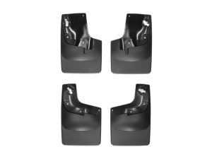 Chevrolet Colorado Mud Flaps - Front + Rear - WeatherTech - No-Drill DigitalFit - Black - 2015