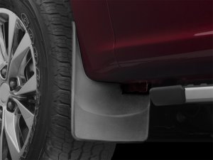 Ford F-150 Mud Flaps - Front - WeatherTech - No-Drill DigitalFit - Black - 2015