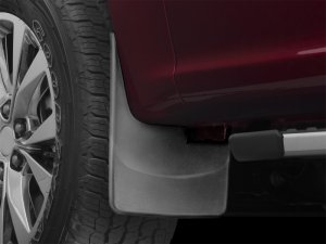 Ford F-150 Mud Flaps - Front - WeatherTech - No-Drill DigitalFit - Black - 2015