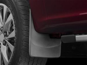 Ford F-150 Mud Flaps - Front - WeatherTech - No-Drill DigitalFit - Black - 2015