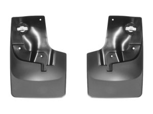 Chevrolet Colorado Mud Flaps - Front - WeatherTech - DigitalFit No-Drill - Black - 2015
