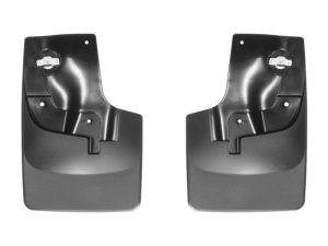 Chevrolet Colorado Mud Flaps - Front - WeatherTech - DigitalFit No-Drill - Black - 2015