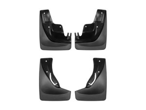 Jeep Grand Cherokee Mud Flaps - WeatherTech - No-Drill DigitalFit - Black - 2011