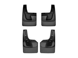 Dodge RAM 1500 MudFlaps - Front + Rear - WeatherTech - No-Drill DigitalFit - Black - 2025+ Dodge RAM 1500 MudFlaps - Front + Rear - WeatherTech - No-Drill DigitalFit - Black - 2025+