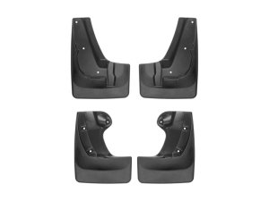 Subaru Ascent Mud Flaps - WeatherTech - No-Drill DigitalFit - Black - `19-`27