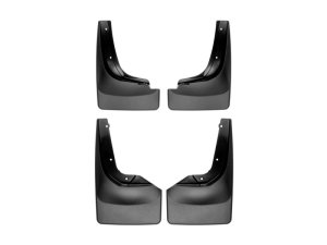 Nissan Titan Mud Flaps - WeatherTech - No-Drill DigitalFit - Black - `17-`27