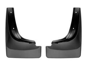 Nissan Titan Mud Flaps - WeatherTech - No-Drill DigitalFit - Black - `17-`27