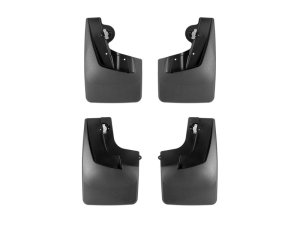 Chevrolet Colorado Mud Flaps - WeatherTech - No-Drill DigitalFit - Black - `23-`24