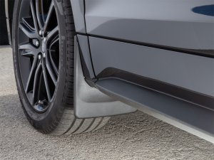 Ford Edge Mud Flaps - Front - WeatherTech - No-Drill DigitalFit - Black - `19-`20