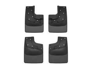 Ford Ranger Raptor Mud Flaps - Front + Rear - WeatherTech - No-Drill DigitalFit - Black - `24-`25