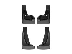 Chevrolet Traverse Mud Flaps - Front + Rear - WeatherTech - No-Drill DigitalFit - Black - `24-`25