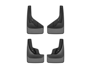 Volkswagen Taos Mudflaps - Front & Rear - WeatherTech - No-Drill DigitalFit - Black - `21-`25