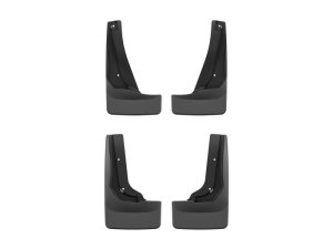 Volkswagen Tiguan Mud Flaps - Front + Rear - WeatherTech - No-Drill DigitalFit - Black - `25-`26