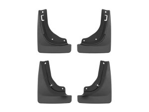 Tesla Model Y Mud Flaps - Front + Rear - WeatherTech - No-Drill DigitalFit - Black - 2026+