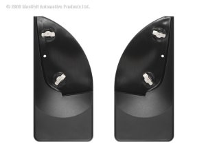 Ford F-Series Super Duty Mud Flaps - WeatherTech - No-Drill DigitalFit - Black - `99-`07