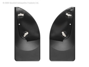 Ford F-Series Super Duty Mud Flaps - WeatherTech - No-Drill DigitalFit - Black - `99-`07