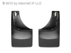 Ford F150 Mud Flaps - WeatherTech - No-Drill DigitalFit - Black - `04-`07