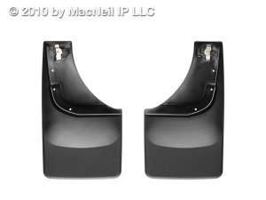 Ford F150 Mud Flaps - WeatherTech - No-Drill DigitalFit - Black - `04-`07