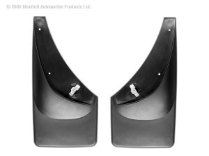 Chevrolet Silverado Mud Flaps - WeatherTech - No-Drill DigitalFit - Black - `99-`07