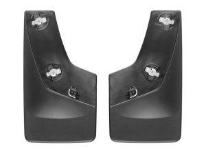 Chevrolet Silverado Mud Flaps - WeatherTech - No-Drill DigitalFit - Black - `07-`13