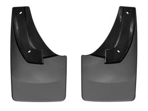 Dodge Ram 3500 Mud Flaps - WeatherTech - No-Drill DigitalFit - Black - `09-`13