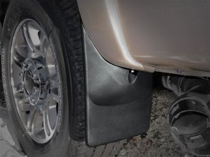 Ford F350 Mud Flaps - WeatherTech - No-Drill DigitalFit - Black - `11-`27
