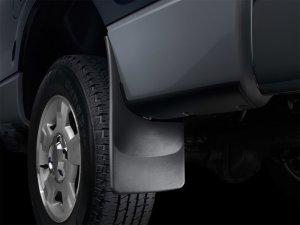 Ford F-250 Mud Flaps - WeatherTech - No-Drill DigitalFit - Black - `17-`27